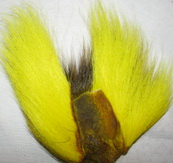 ����� ������ ����� ����� Bucktail pieces yellow